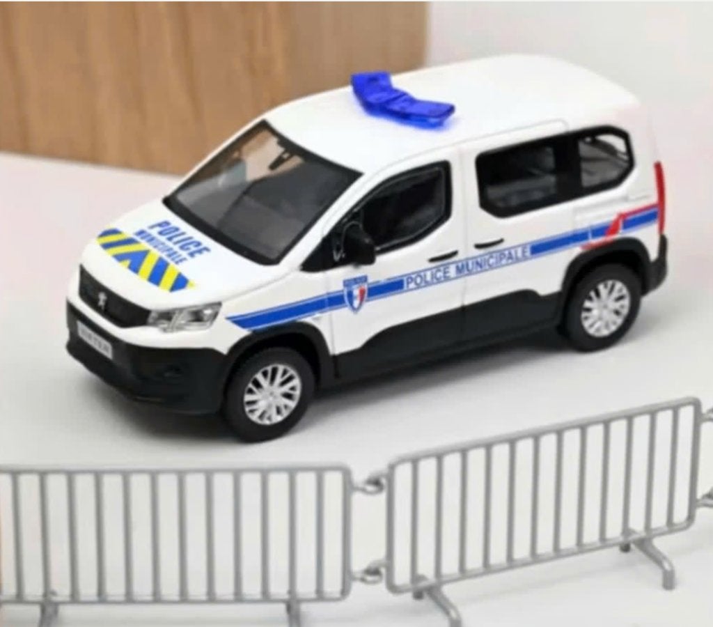 PEUGEOT RIFTER 2019 POLICE MUNICIPALE 1/43 NOREV REF 479068