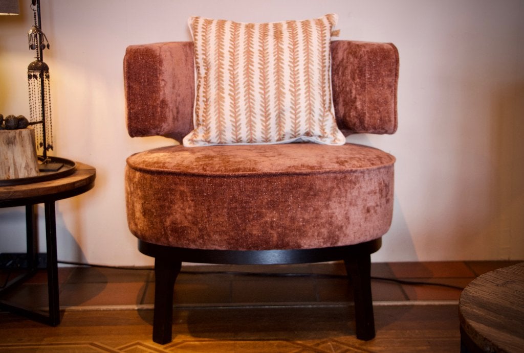 SALE Showroommodel Fauteuil Esmee, Huis en Inrichting, Fauteuils, Ophalen, Zo goed als nieuw, 75 tot 100 cm, 75 tot 100 cm