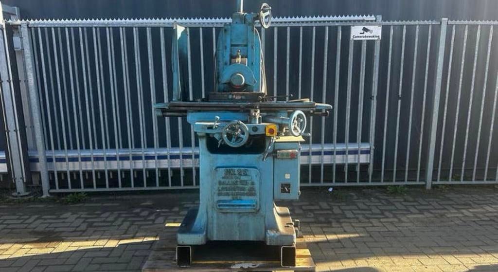 Gallmeyer & livingston vlakslijpmachine, Ophalen, Zo goed als nieuw, 700 tot 1000 watt, Werkbankslijpmachine