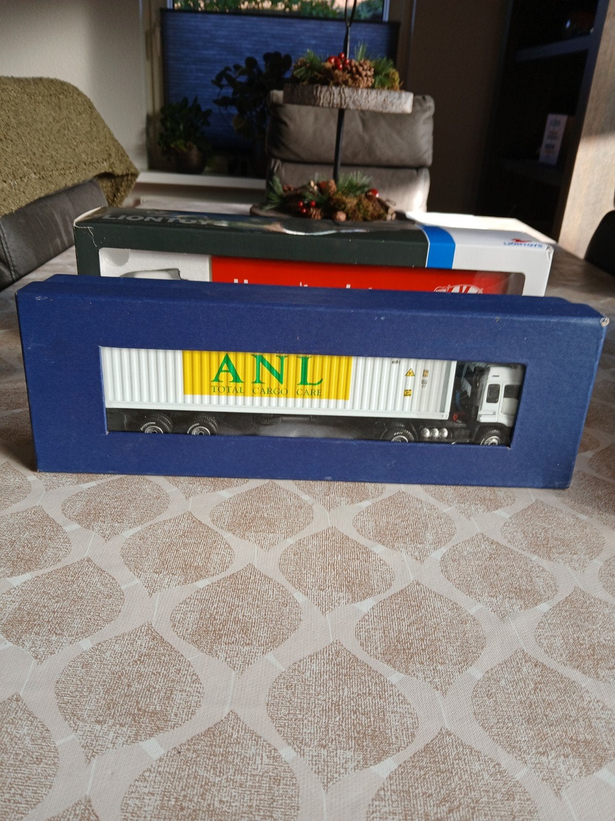 Lion Toys ANL Total Cargo Care vrachtwagen schaal 1:50, Hobby en Vrije tijd, Ophalen of Verzenden, Zo goed als nieuw, Bus of Vrachtwagen