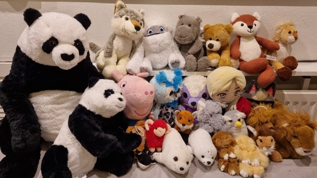 knuffels, Kinderen en Baby's, Speelgoed | Knuffels en Pluche, Ophalen, Zo goed als nieuw, Overige typen