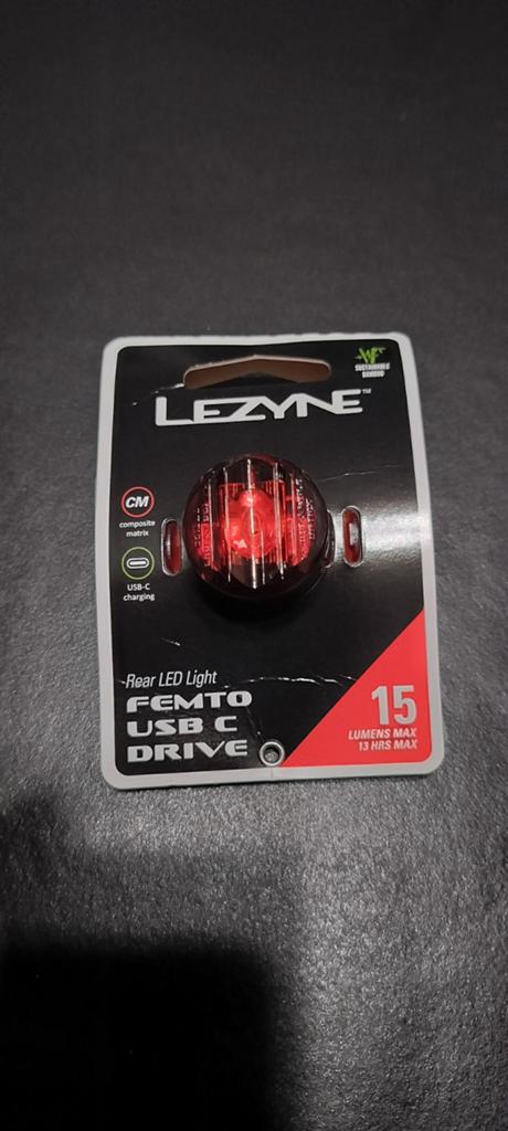 Lezyne achterlicht, Ophalen of Verzenden, Nieuw, Accu, Achterlicht