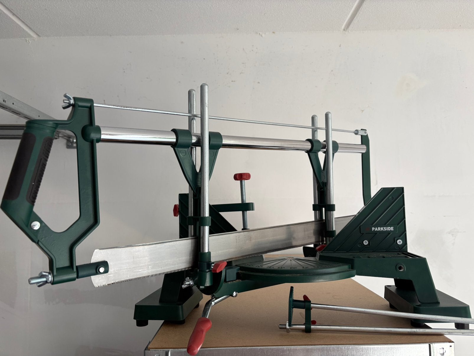 Parkside handmatige verstekzaag, Doe-het-zelf en Verbouw, Gereedschap | Zaagmachines, Ophalen, 70 mm of meer, Zo goed als nieuw