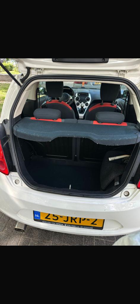 Ford Ka 1.2 51KW 2009 Wit, Auto's, Ford, Voorwielaandrijving, 1242 cc, 4 cilinders, 4 stoelen