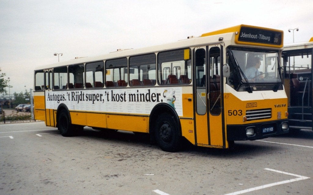 BBA Busfoto Zabo503 den bosch 4-9-1989, Verzenden, 1980 tot heden, Noord-Brabant