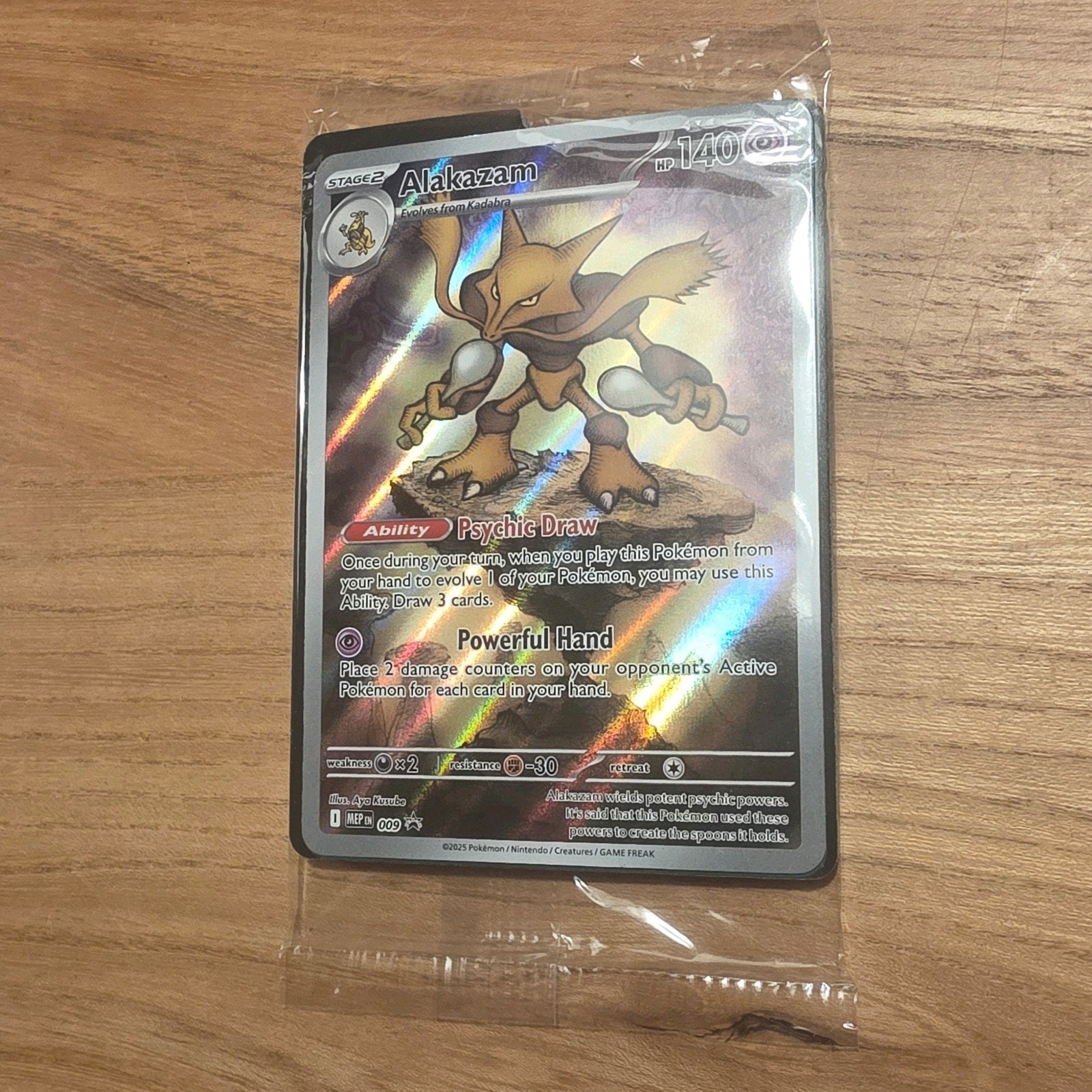 Pokemon kaart Alakazam MEP 009 Sealed, Ophalen of Verzenden, Nieuw