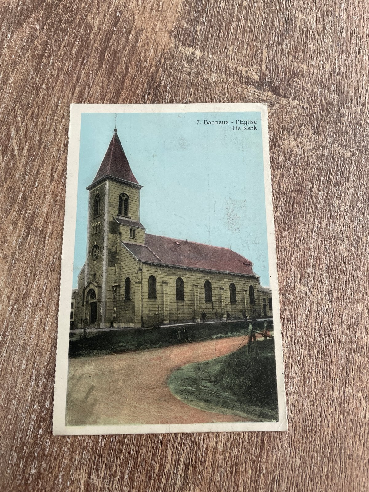 Oude Postkaart Banneux - L'Eglise De Kerk (1939), Ophalen of Verzenden, 1920 tot 1940, Gelopen, Luik