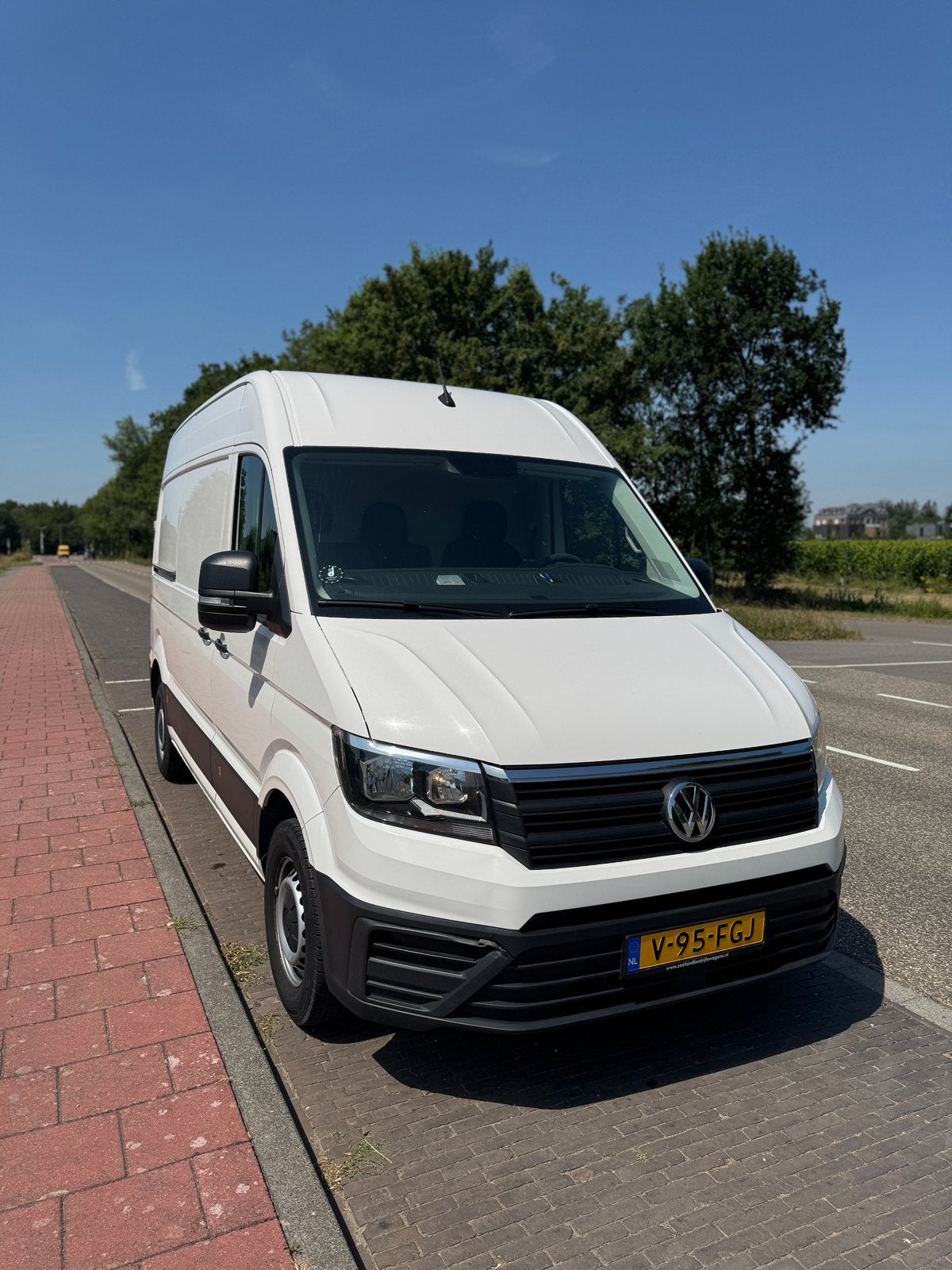 Volkswagen 2020 Wit, Auto's, Bestelauto's, Particulier, Achteruitrijcamera, Adaptive Cruise Control, Airbags, Airconditioning