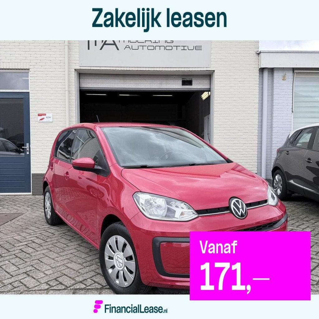Volkswagen Up, Auto's, Volkswagen, Bedrijf, Lease, Financial lease, up!, ABS, Airbags, Airconditioning, Alarm, Bluetooth, Centrale vergrendeling