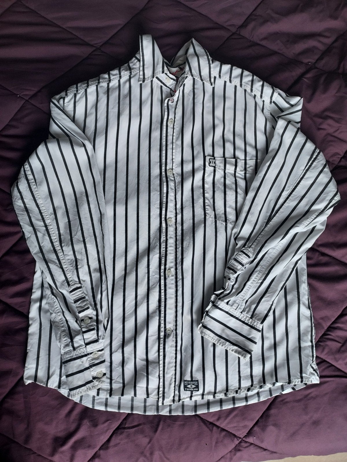 Blouse heren Twinlife maat xl, Wit, Ophalen of Verzenden, Overige halswijdtes, Twinlife