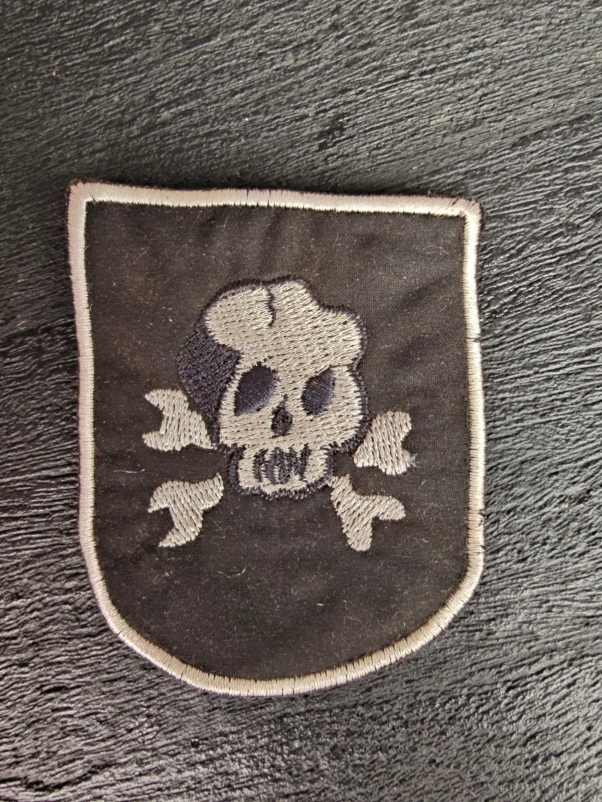 Patch Skull.. Doodskop... Vkk, Ophalen of Verzenden, Landmacht, Nederland, Embleem of Badge