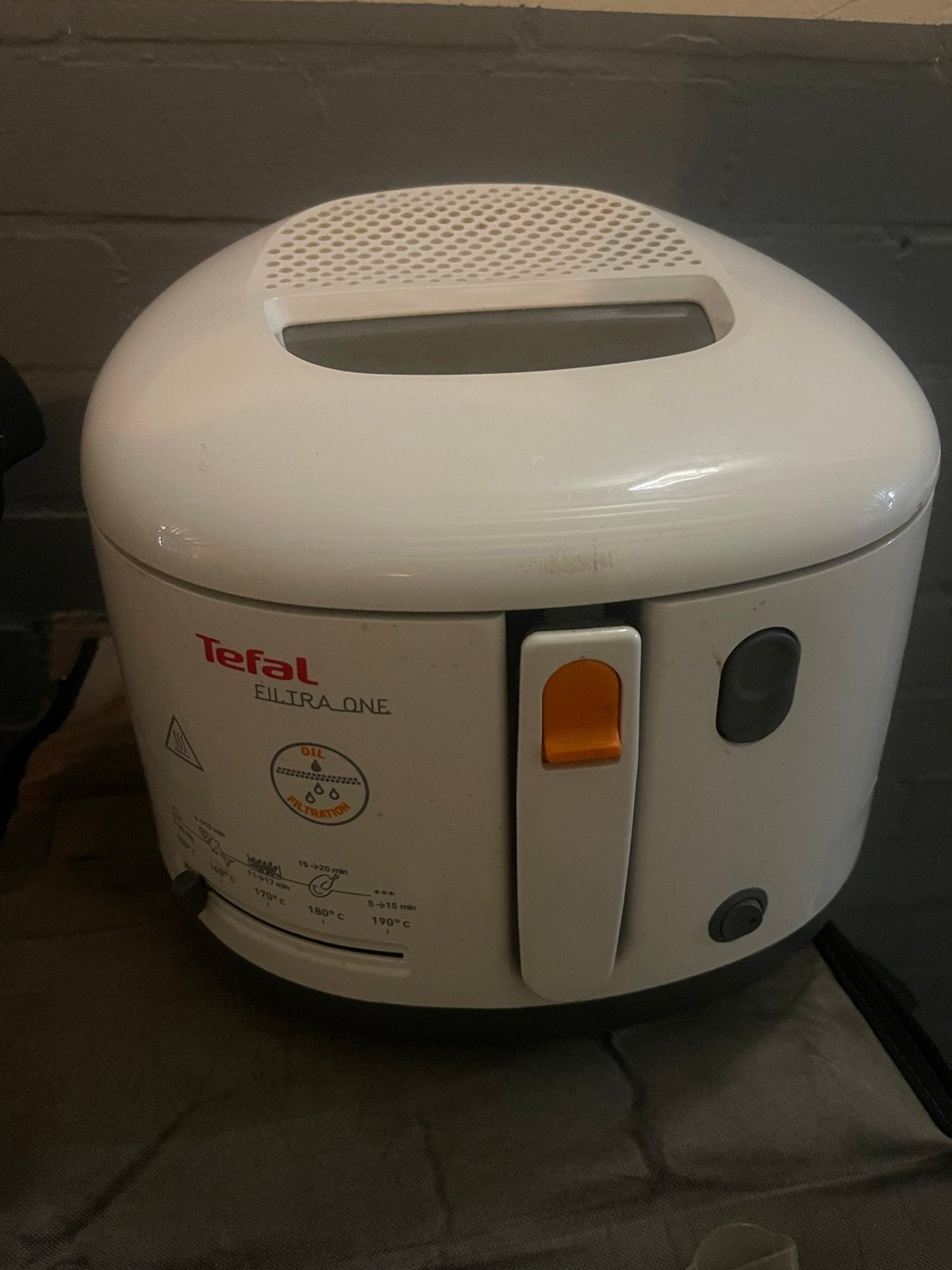 Tefal Filtra One Friteuse - Compact en Efficiënt, 2 tot 3 liter, Ophalen, Gebruikt, Uitneembare binnenpan