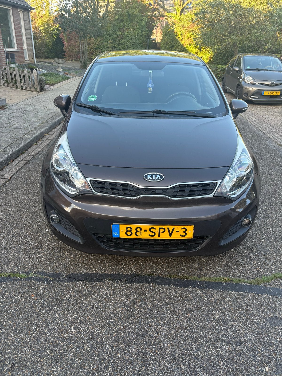 Kia Rio 1.2 | Airco | 5DRS | Nette staat | Rijdt uitstekend!, Auto's, 450 kg, 40 €/maand, 4 cilinders, Bruin