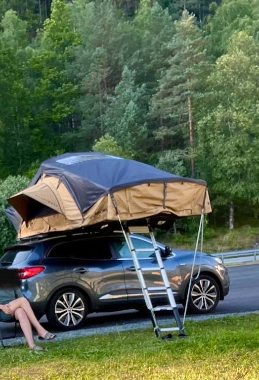 Daktent Vickywood BIG WILLOW 4.0 160 + universele dakdragers, Ophalen, Zo goed als nieuw, Tot en met 2