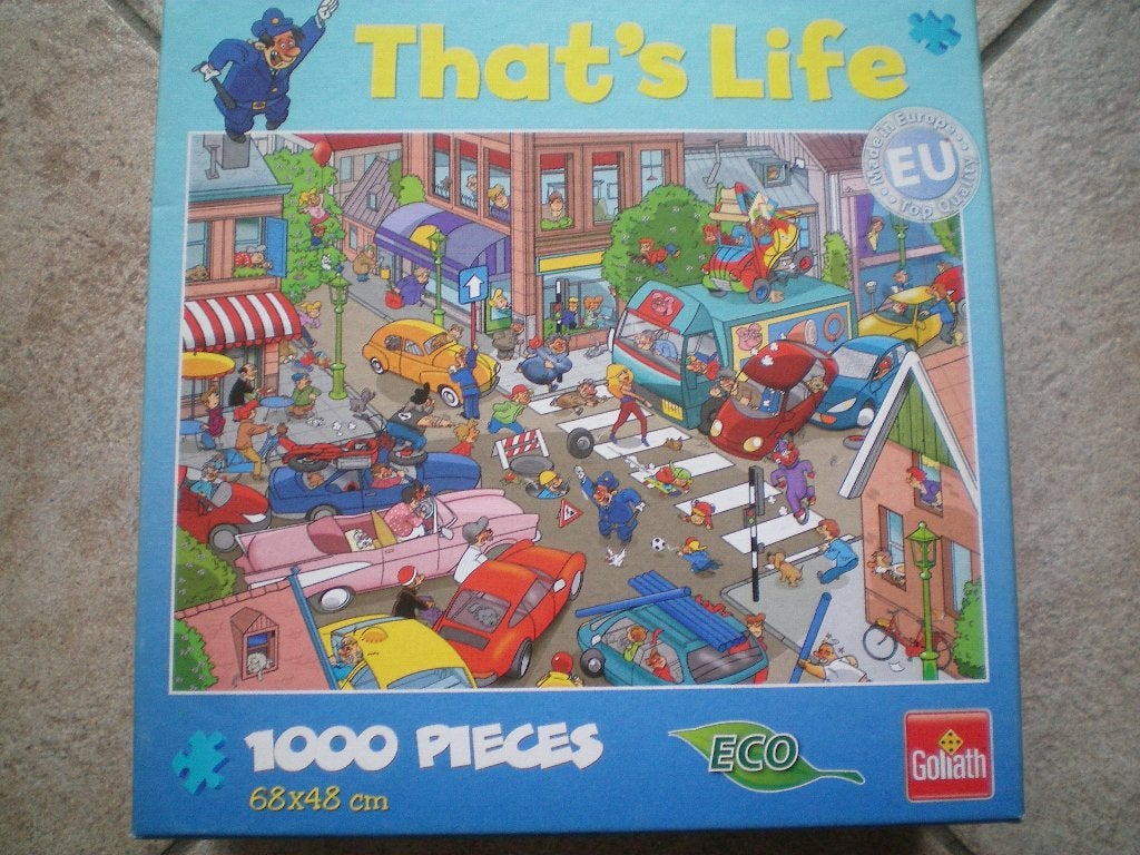 That's Life Puzzel 1000 stukjes. Traffic Jam., Ophalen of Verzenden, 500 t/m 1500 stukjes, Zo goed als nieuw, Legpuzzel