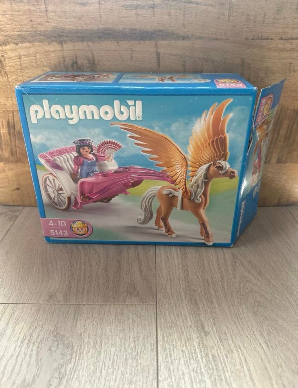 Playmobil 5143: Prinses met Pegasus en Koets - Compleet, Kinderen en Baby's, Speelgoed | Playmobil, Ophalen, Zo goed als nieuw