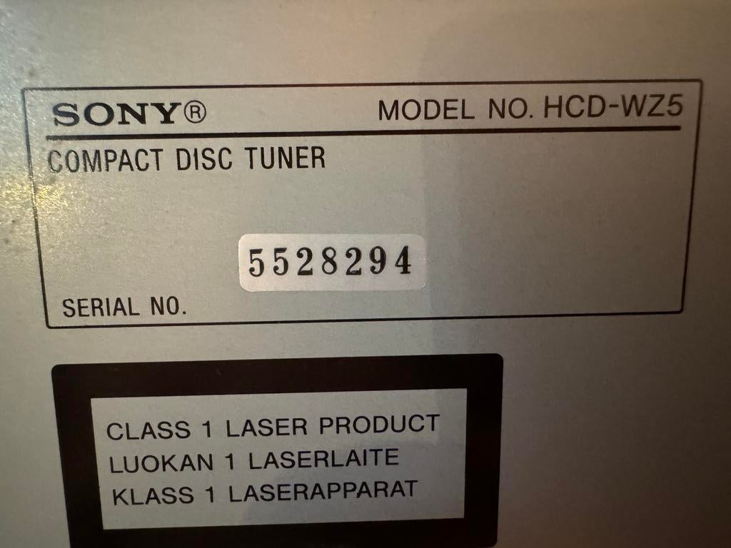 Te koop  Sony stereo set, Audio, Tv en Foto, Stereo-sets, Ophalen, Gebruikt, Cassettedeck, Sony