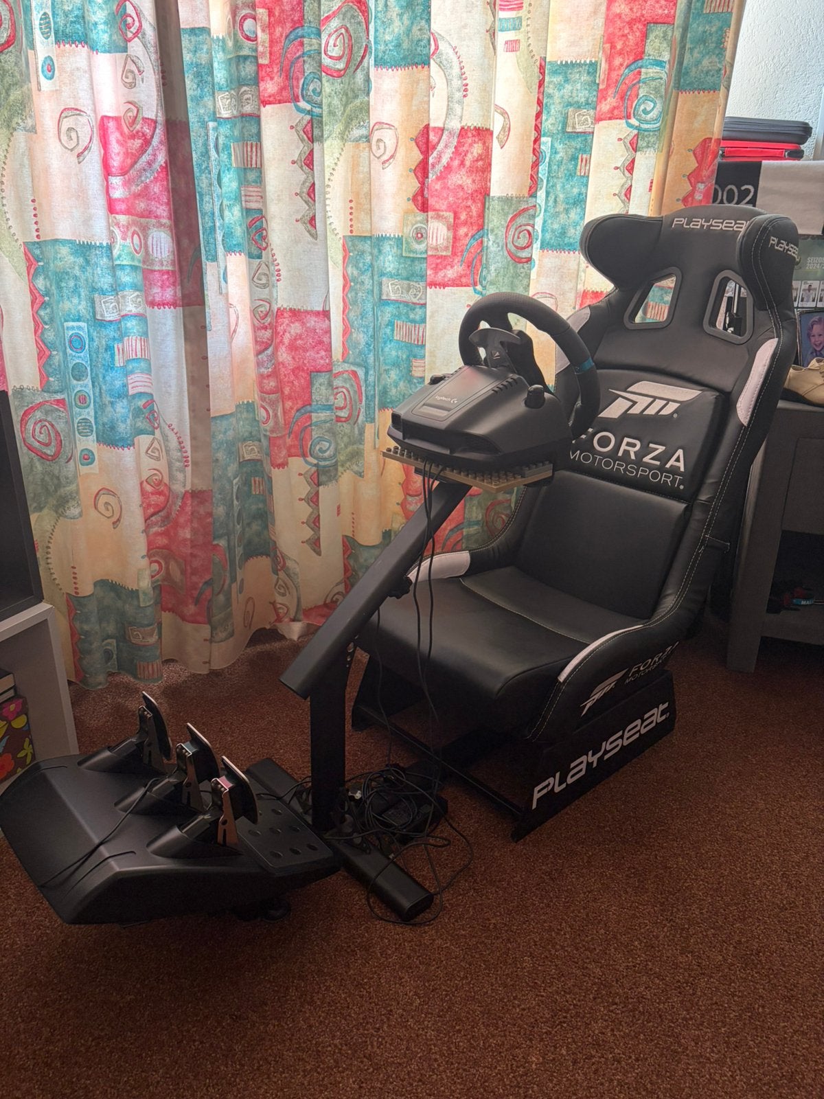 Playseat inclusief Logitech G29 stuur en pedalen, Ophalen, Zo goed als nieuw, Playseat of Racestoel