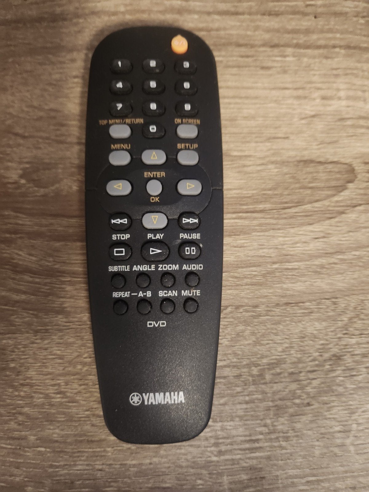 Yamaha afstandsbediening voor DVD-speler, Ophalen of Verzenden, Gebruikt, Origineel, Dvd