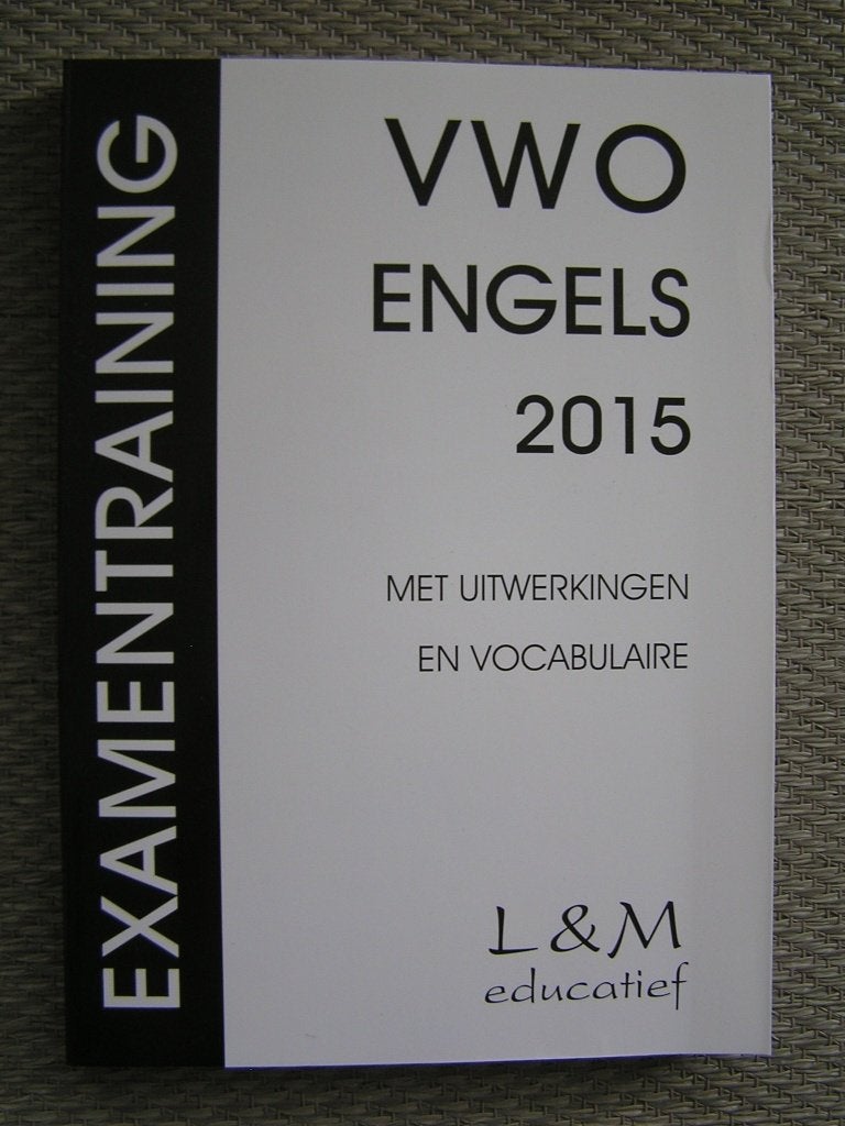 Examentraining VWO Engels 2015 * ISBN 9789054893615., Boeken, Ophalen of Verzenden, Nieuw, VWO, Engels