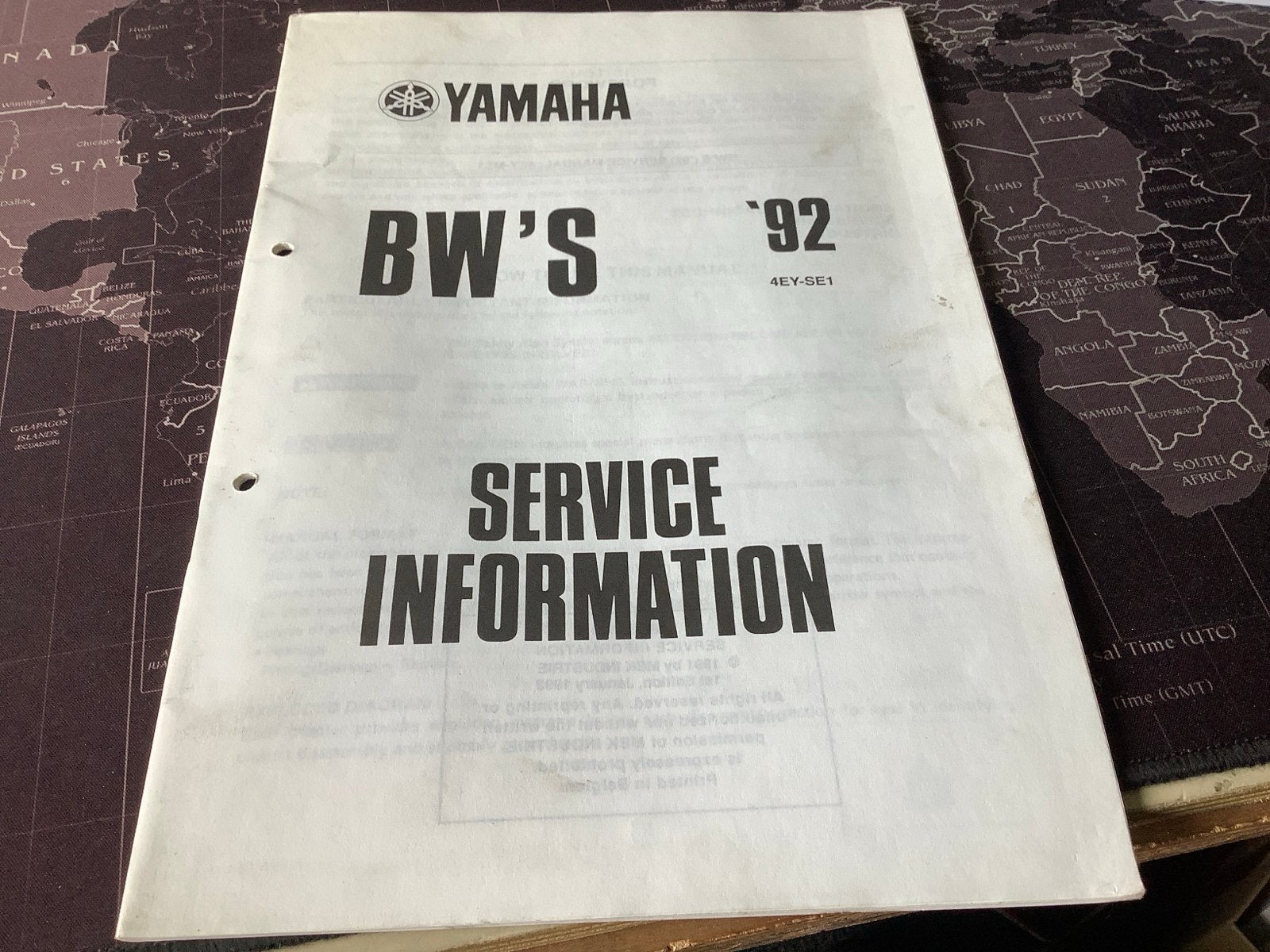 Yamaha BW's '92 Service Informatie Handleiding.  (2), Fietsen en Brommers, Verzenden