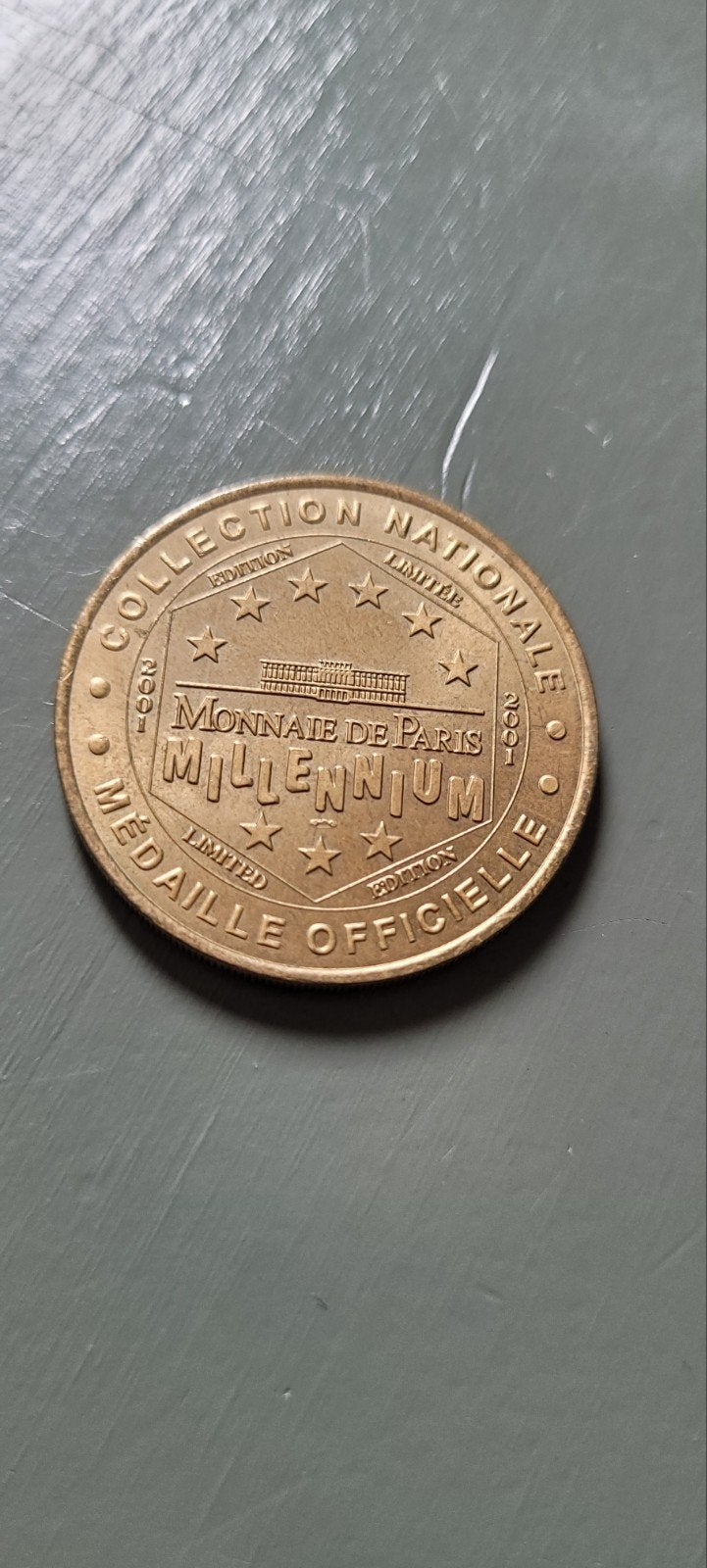 Monnaie de Paris Millennium Medaille Officielle Monaco, Ophalen of Verzenden, Overige materialen, Buitenland