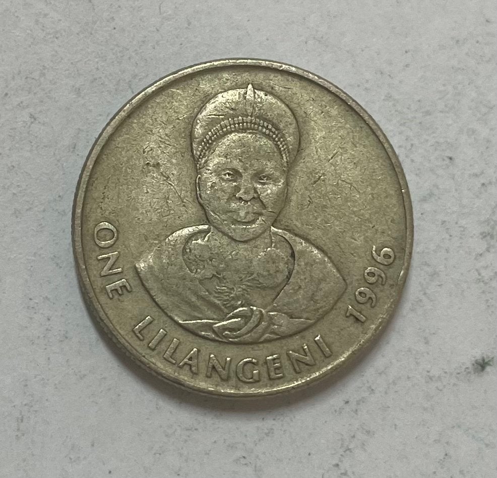 1 lilangeni Swaziland 1996, Postzegels en Munten, Ophalen of Verzenden, Overige landen