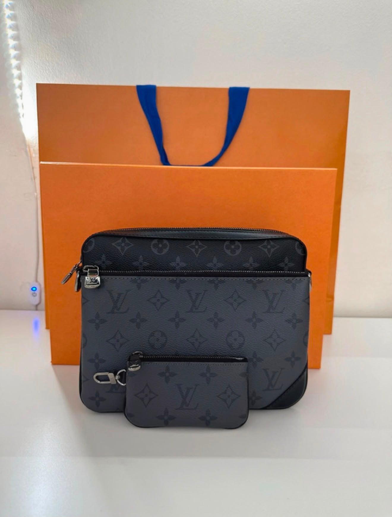 Louis vuitton tas, Ophalen of Verzenden, Zo goed als nieuw, Zwart