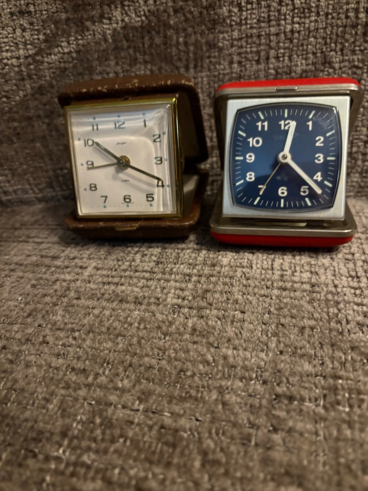 Vintage reiswekkers (2 stuks), Ophalen of Verzenden