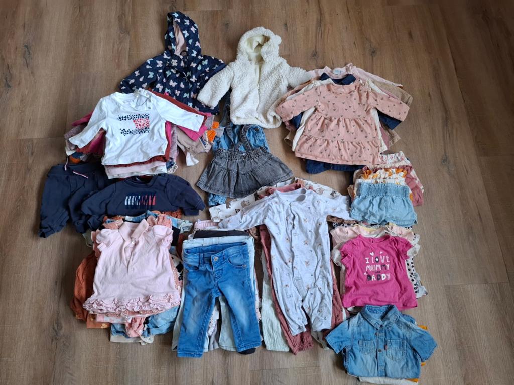 Groot kleding pakket meisjes maat 62/68, Ophalen of Verzenden, Gebruikt, Maat 62