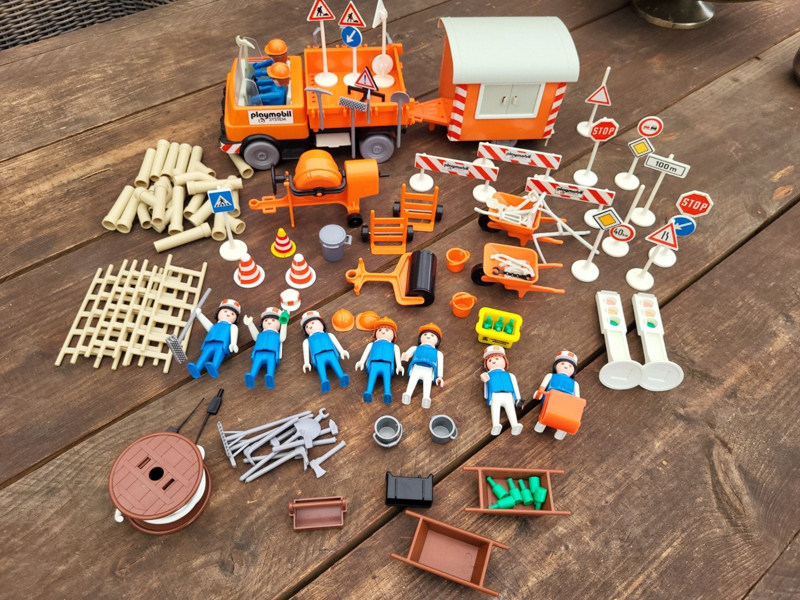 Playmobil Bouwplaats Set - Zeer Uitgebreid met Veel Extra's, Ophalen of Verzenden, Zo goed als nieuw, Jongen of Meisje