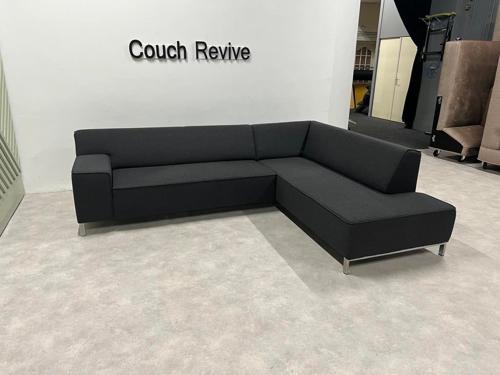 GRATIS LEVERING Montel Strike Hoekbank 275x215 REFURBISHED, Huis en Inrichting, Banken | Bankstellen, -, Verzenden, -, Zo goed als nieuw