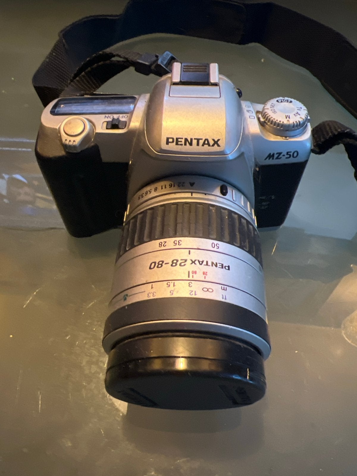 Pentax MZ-50 Spiegelreflexcamera met 28-80mm lens, Ophalen of Verzenden, Gebruikt, Spiegelreflex, Pentax