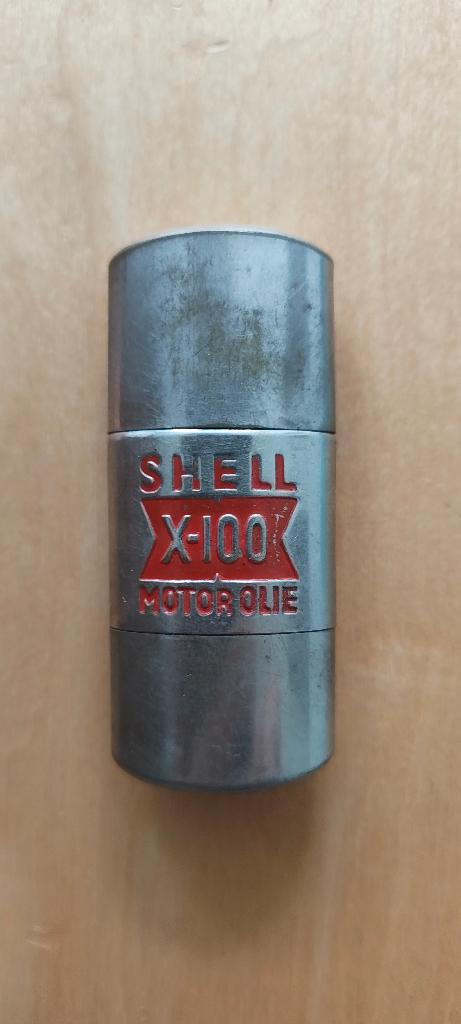 Aansteker Shell Motor Olie, Verzamelen, Ophalen of Verzenden, Gebruikt, Gebruiksvoorwerp