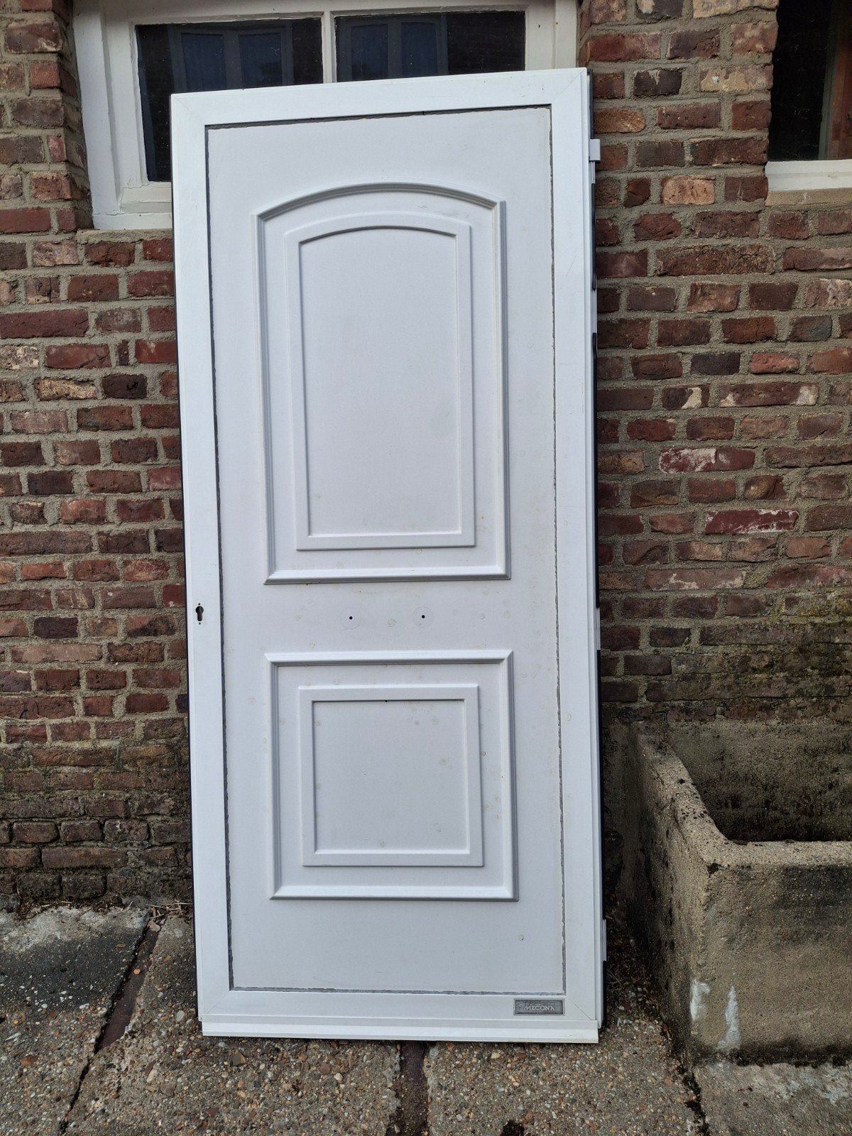 Kunststof buitendeur, Ophalen, Kunststof, Gebruikt, 80 tot 100 cm