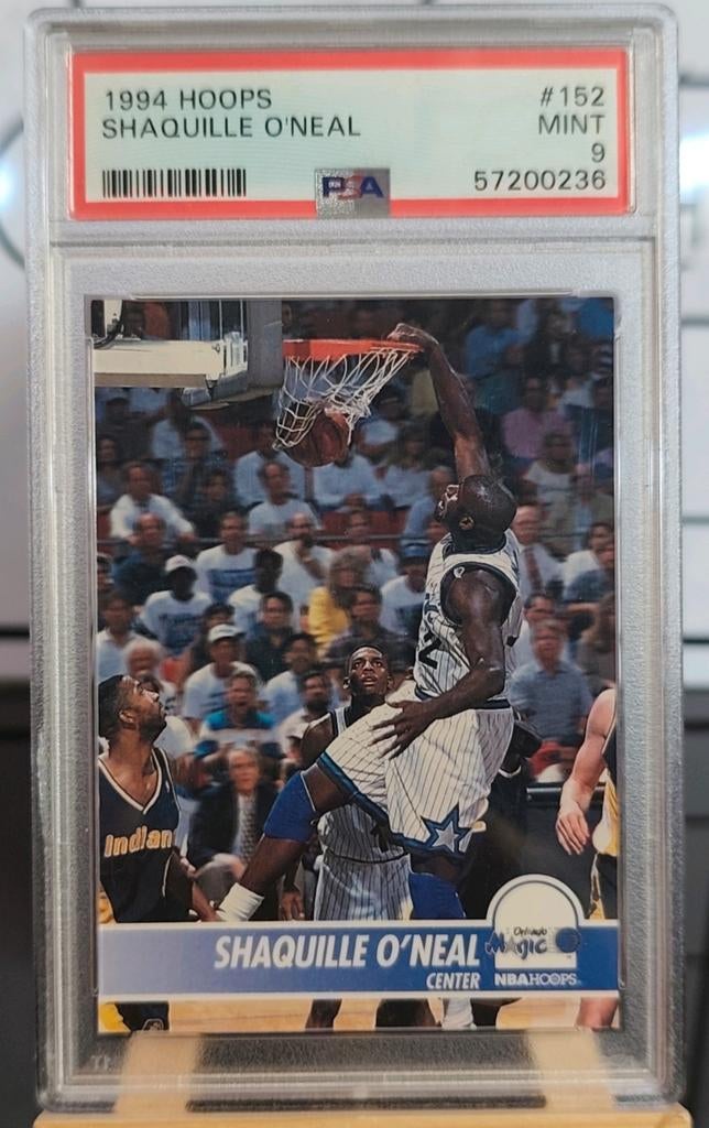 Shaquille O'Neal basketbal kaart PSA 9, Ophalen of Verzenden, Buitenlandse clubs, Poster, Plaatje of Sticker