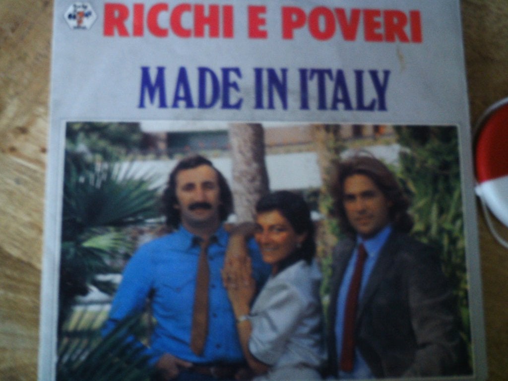 ricchi & poveri - made in italy 4jul, 7 inch, Ophalen of Verzenden, Zo goed als nieuw, Pop