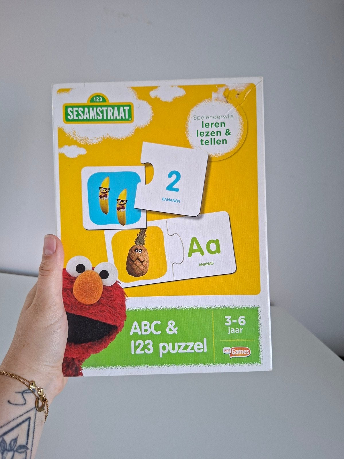 Sesamstraat ABC & 123 Puzzel
Sesame street, Ophalen of Verzenden, Zo goed als nieuw, Puzzelen