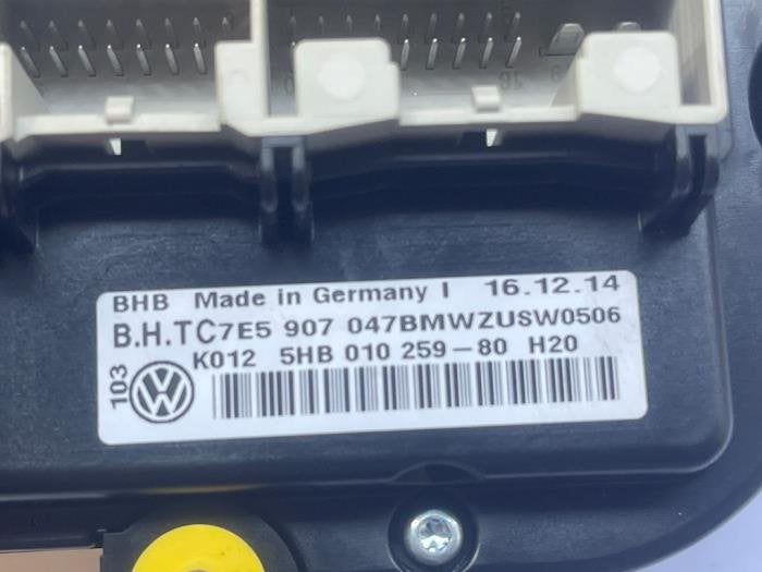 Kachel Bedieningspaneel van een Volkswagen Transporter, Gebruikt, -, -, -
