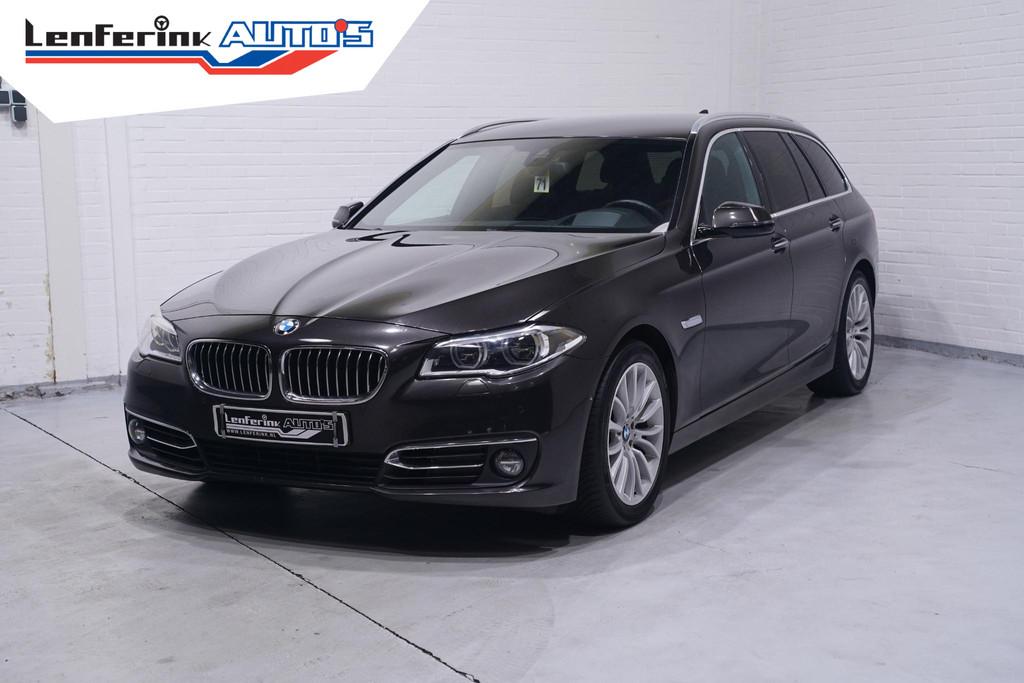 BMW 5-serie Touring 535d Luxury line NAP Navi Head up Sports, Auto's, BMW, Automaat, Automatische klimaatregeling, Achterwielaandrijving