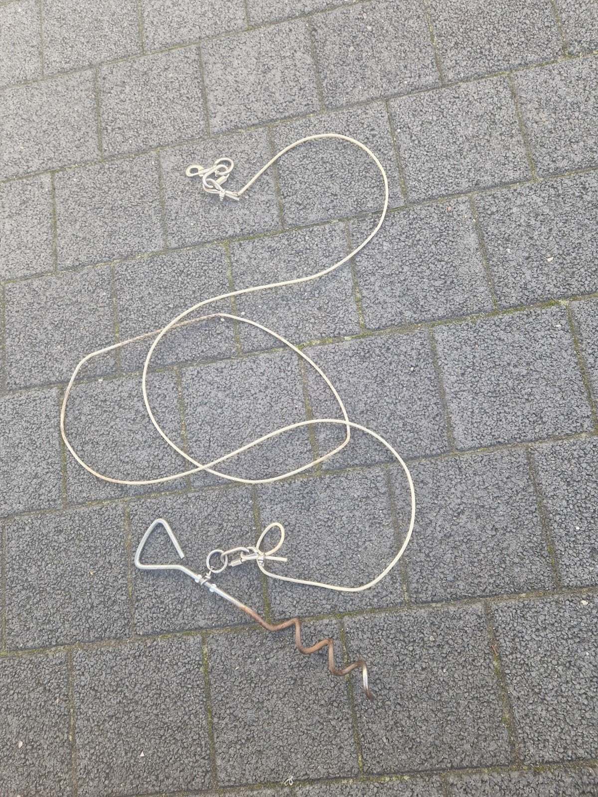 Spiraal grondpen, Ophalen