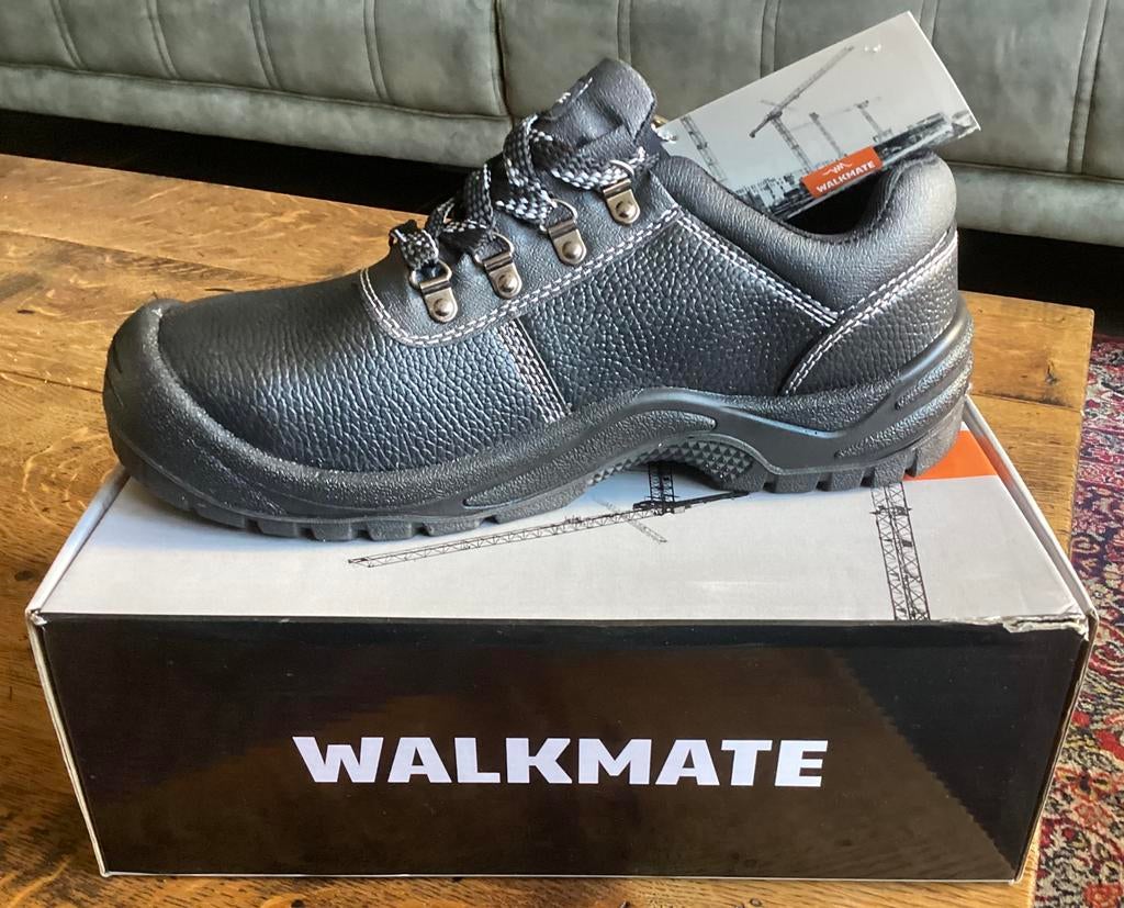 Walkemate Veiligheidsschoenen maat 42, Zwart, Nieuw, Ophalen of Verzenden, Werkschoenen