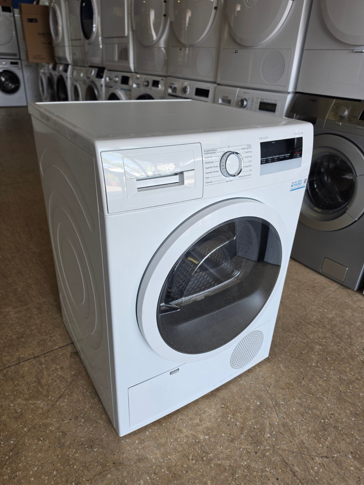 Bosch Serie 4 condensdroger | 8 kilo | Gratis thuis 🚚✅️, Bosch, Jirnsum, Anti-kreukfase, 8 tot 10 kg