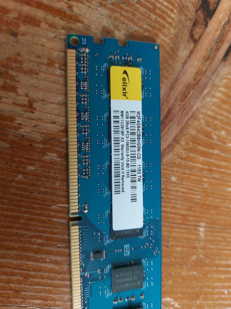 2x 4GB Elixir DDR3 RAM Geheugenmodules, Gebruikt, 8 GB, DDR3, Ophalen of Verzenden