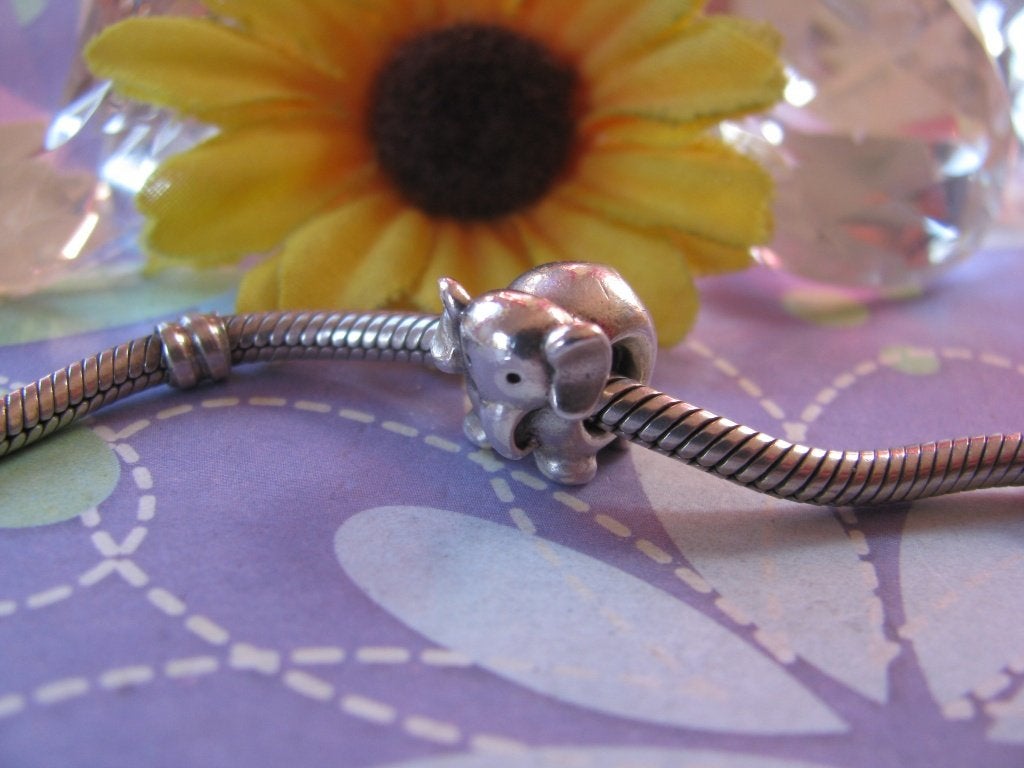 Pandora bedel 790480 = olifant GROOT --> 🐘 JUMBO 🐘, Pandora, Ophalen of Verzenden, Zo goed als nieuw, 1 bedel