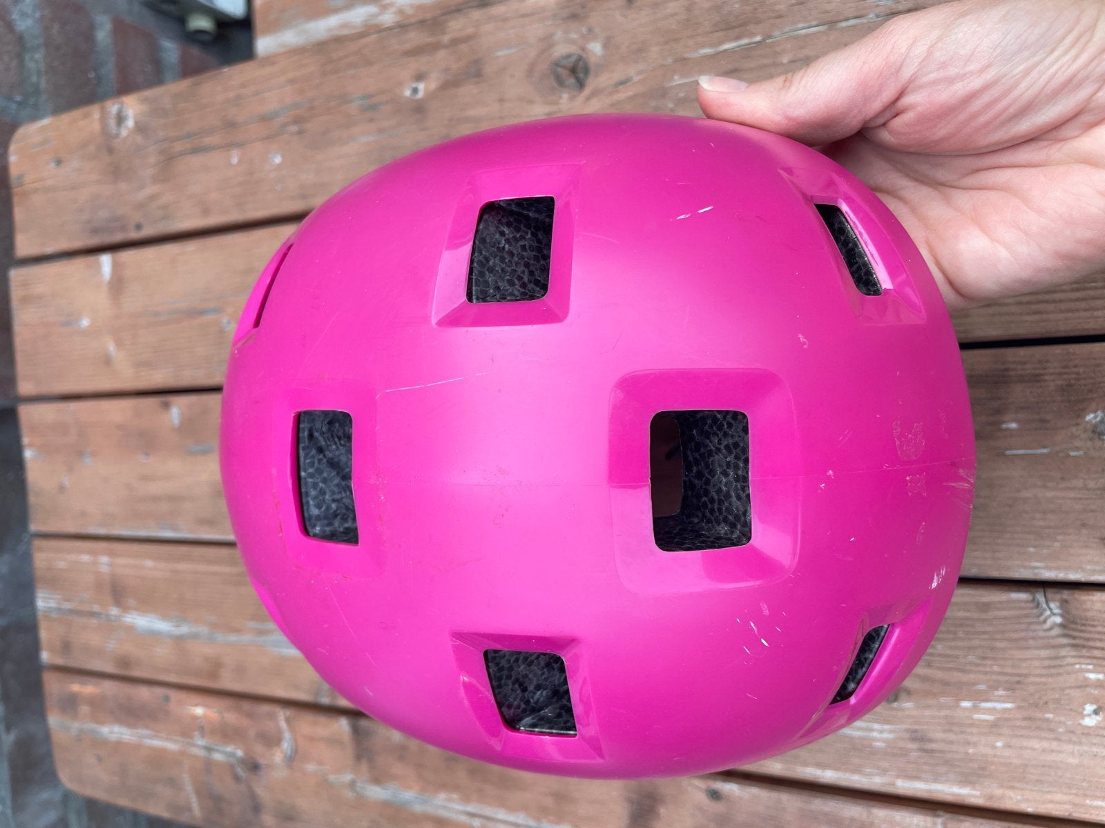 Oxelo meisjes helm - Roze (XS), Ophalen of Verzenden, Gebruikt, XS, Meisje