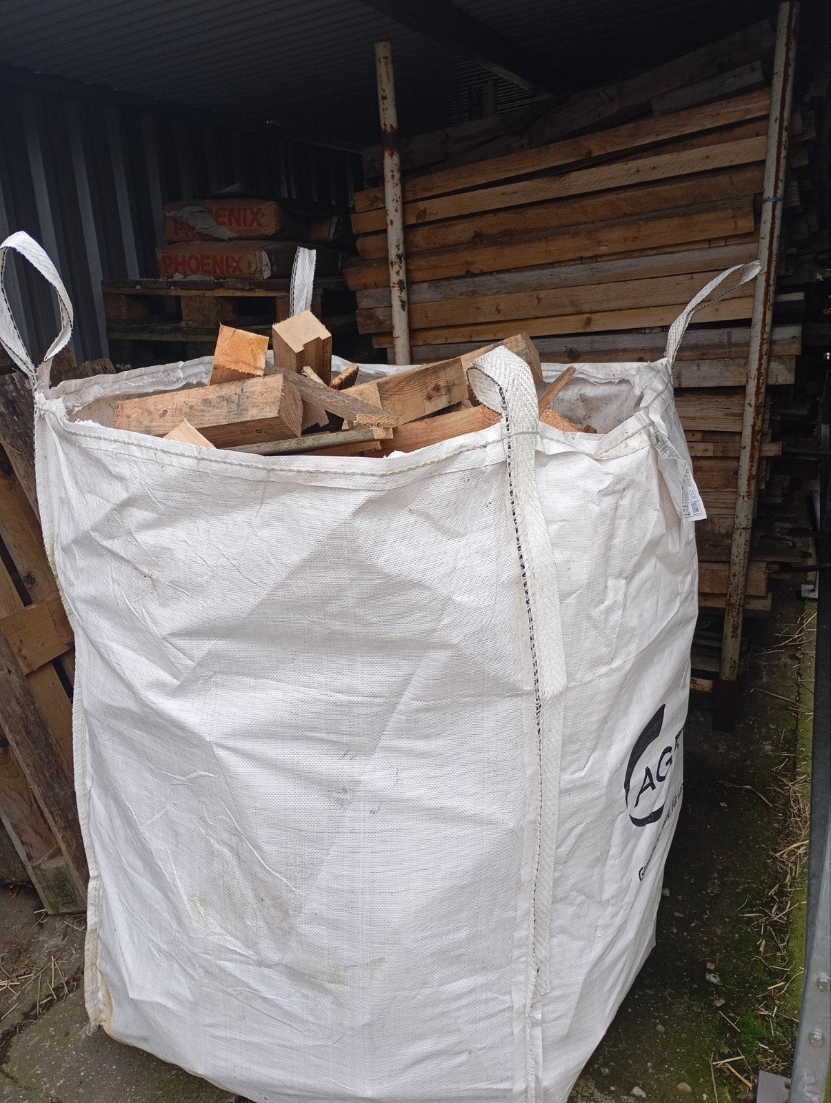 Big bag haardhout - brandhout - stookhout - kachelhout, Tuin en Terras, Haardhout, Minder dan 3 m³, Ophalen