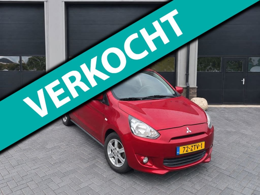 Mitsubishi Space Star 1.0 Intense - Keyless - Top onderhoude, Auto's, Voorwielaandrijving, Gebruikt, Origineel Nederlands, Bedrijf