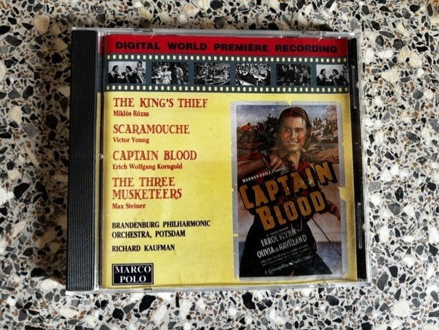 Captain Blood e.a., Soundtrack, Ophalen of Verzenden, Zo goed als nieuw, Soundtrack