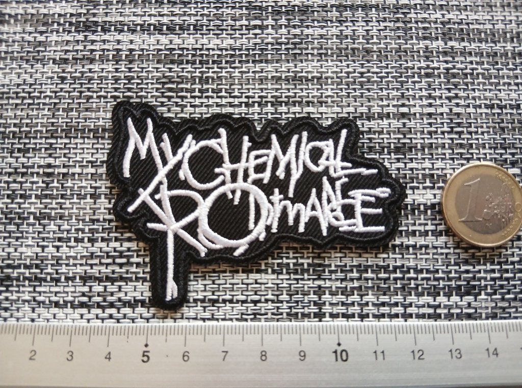 My Chemical Romance  leuke  shaped patch m184, Ophalen of Verzenden, Nieuw, Kleding